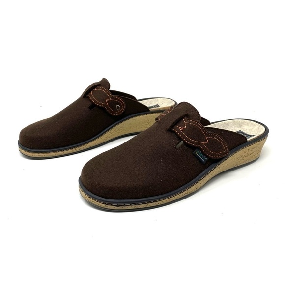 FIDELIO FELT Comfort CLOGS 51-351 Brown - Picture 2 of 7